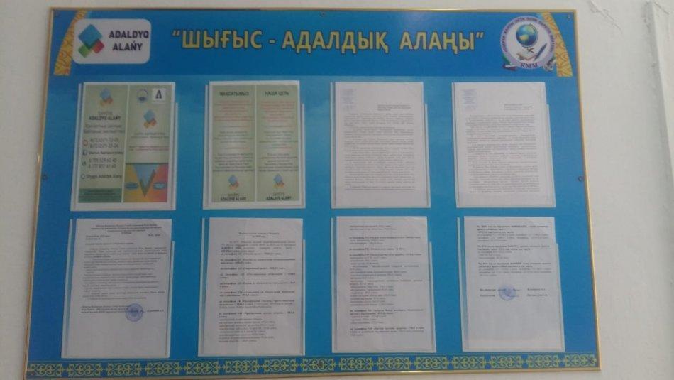 "Шығыс - Адалдық алаңы" бұрышы