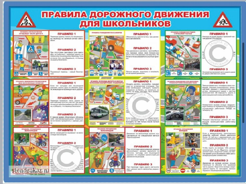 Правила дорожного движения для детей и родителей