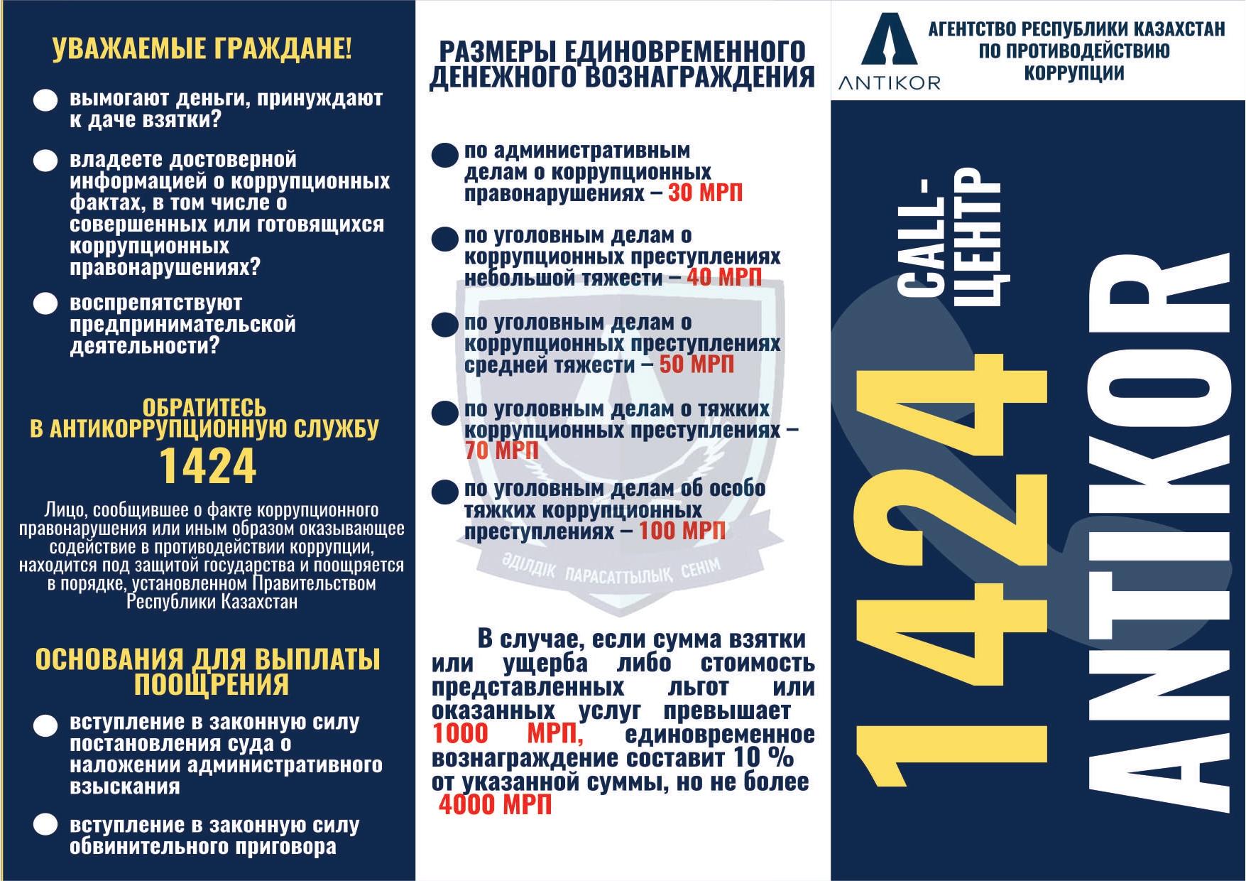 Сыбайлас жемқорлыққа қарсы күрес мәдениетті қалыптастырудың ерекшеліктері.